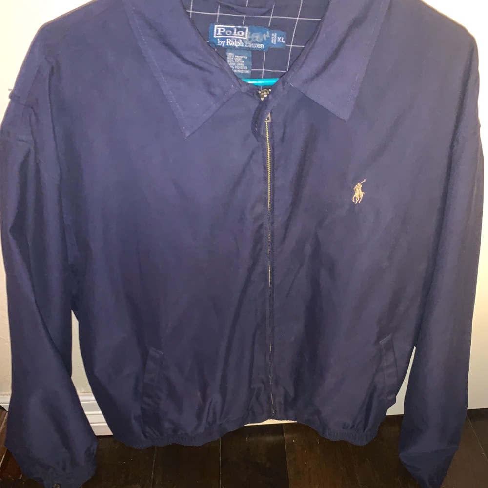 Navy Blue Polo Jacket/XL